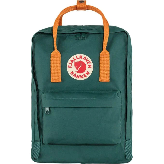 Fjallraven Kanken Bag - Arctic Green / Spicy Orange