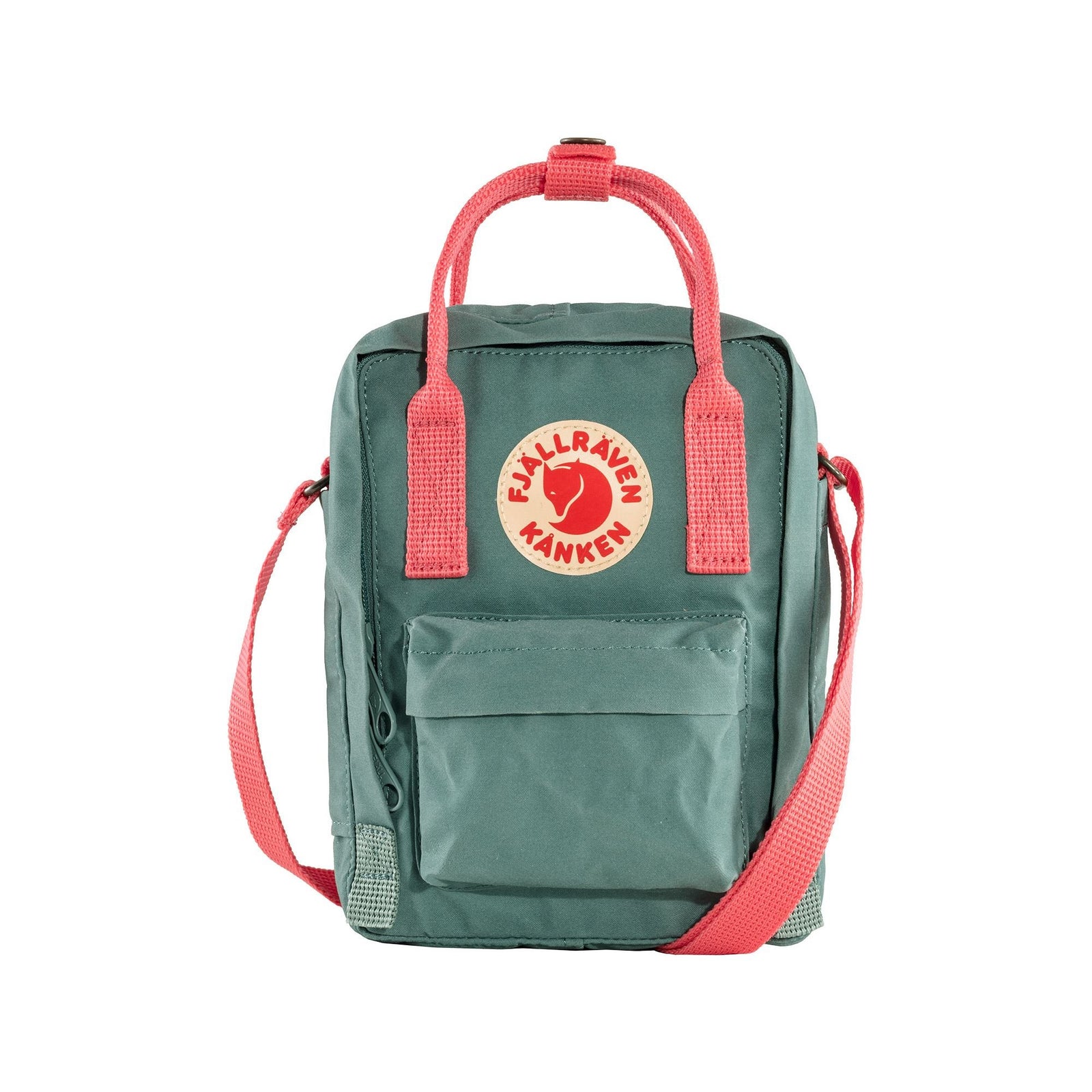 Fjallraven Kanken Sling Bag - Frost Green / Peach