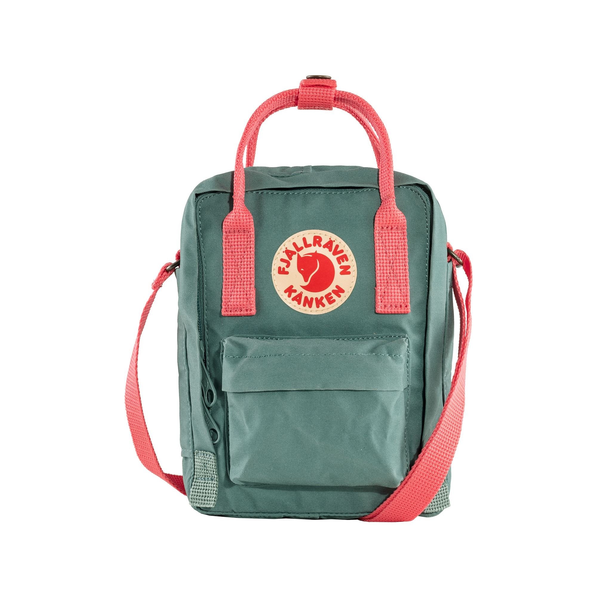 Buy the Fjallraven Kanken Sling Bag Frost Green Peach Jingo