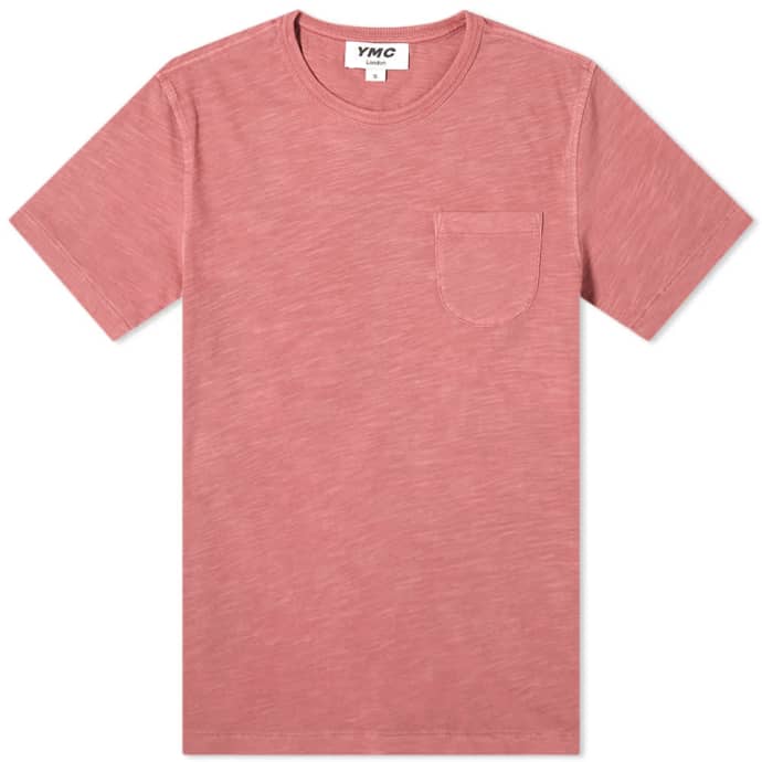 Ymc Wild Ones Pocket T-Shirt Pink