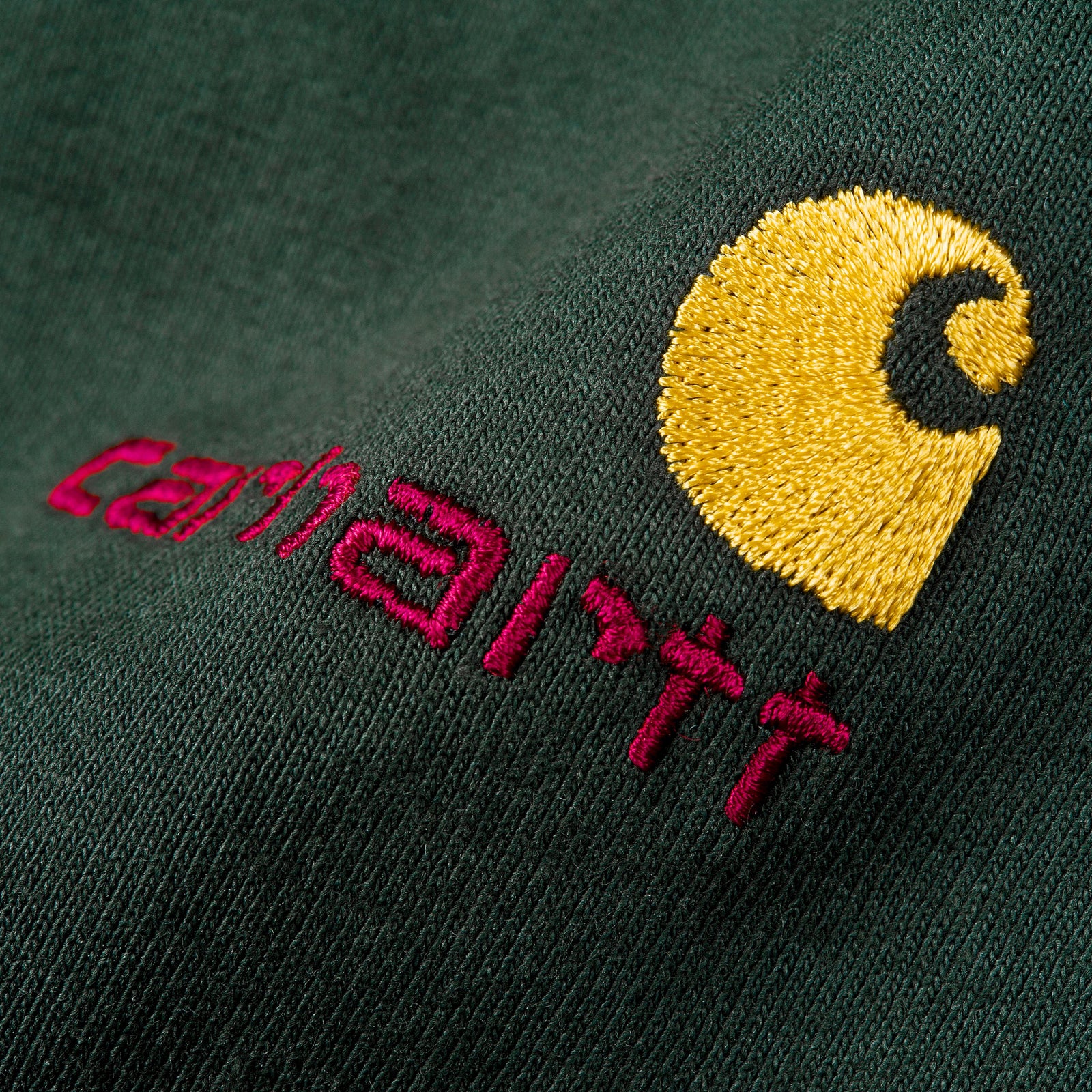 Carhartt WIP LS American Script T-Shirt - Dark Teal