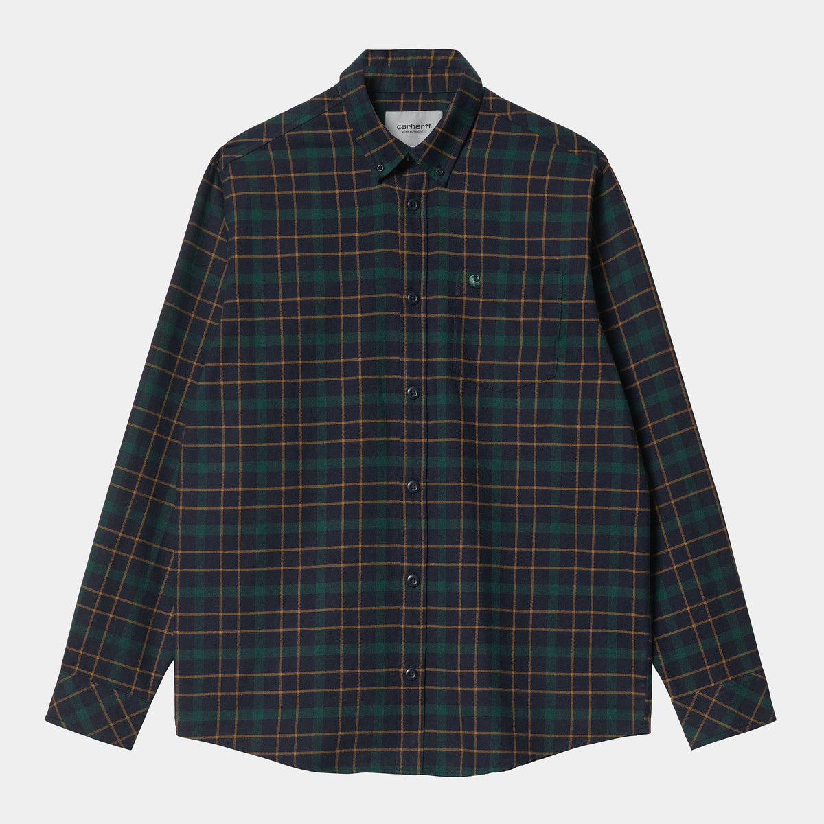 Carhartt WIP Baxter Shirt - Dark Navy / Grove