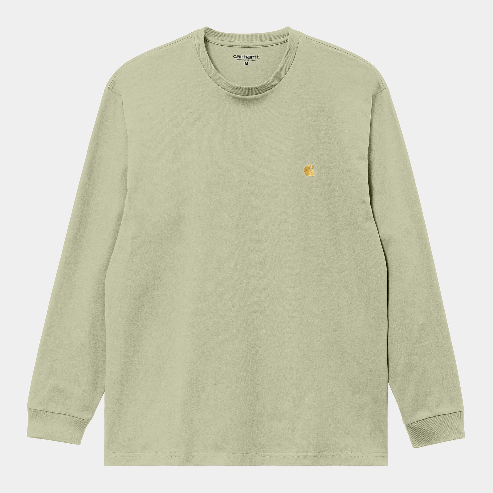 Carhartt WIP LS Chase T-Shirt - Agave / Gold