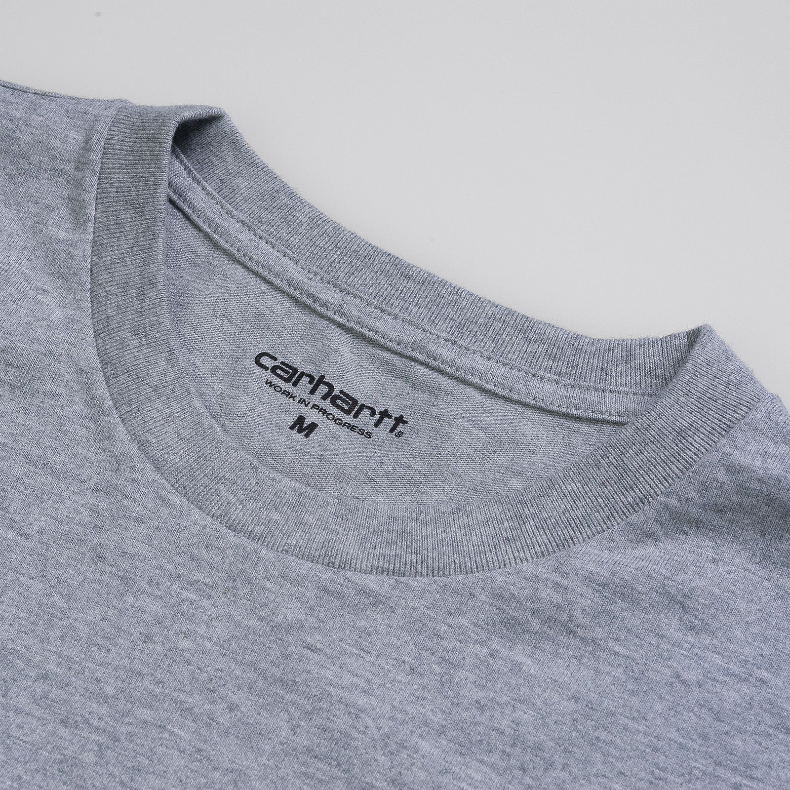Carhartt WIP LS Chase T-Shirt Grey Heather / Gold
