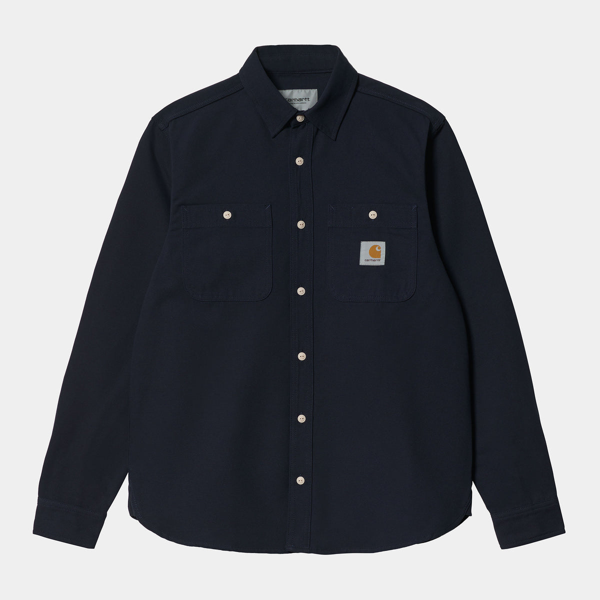 Carhartt WIP LS Clink Shirt - Dark Navy Rigid