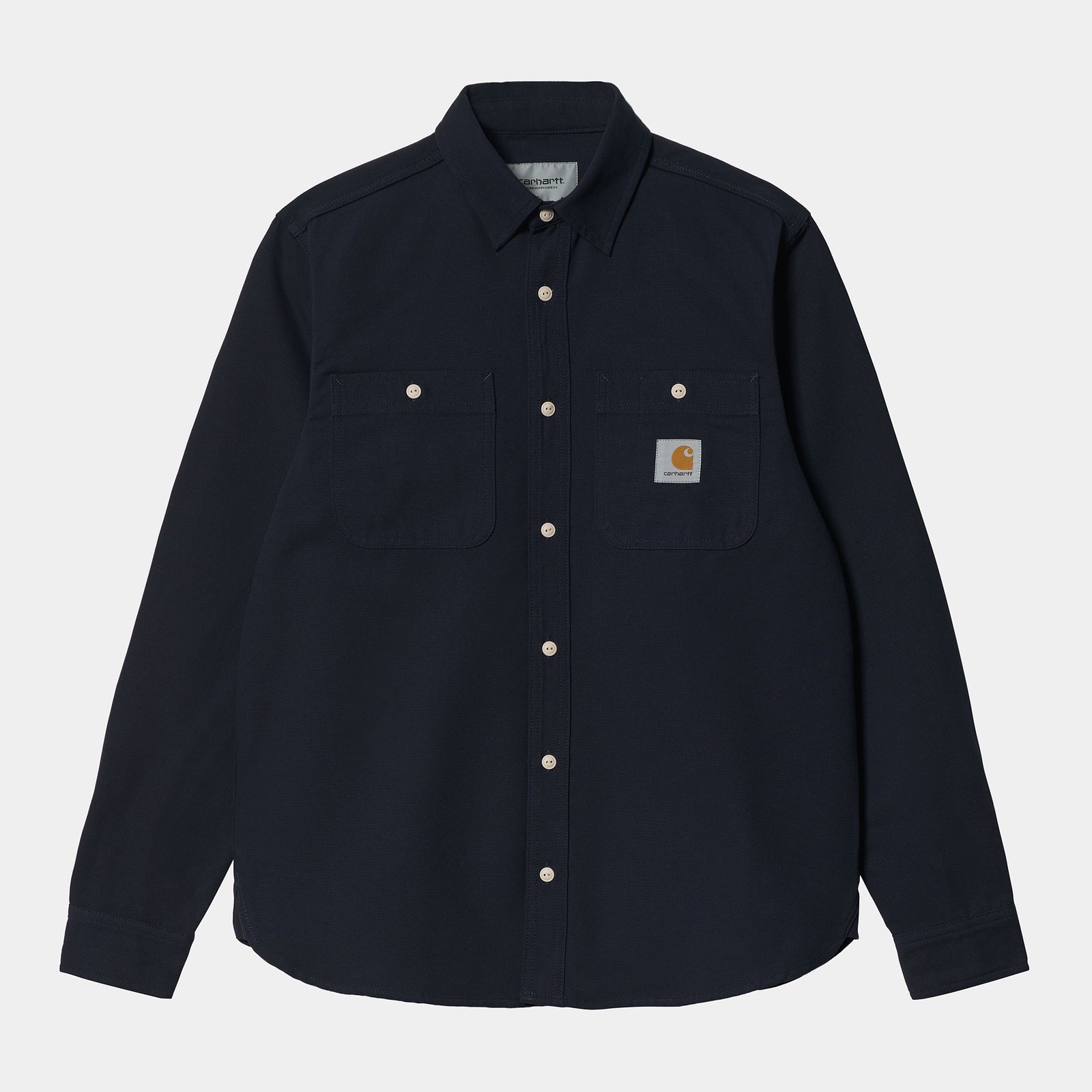 Carhartt WIP LS Clink Shirt - Dark Navy Rigid