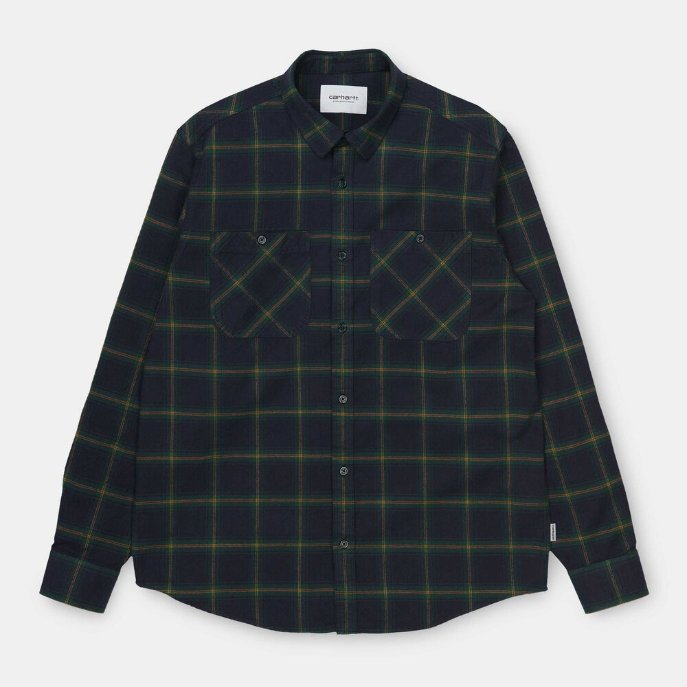 Carhartt Wip Darren Shirt Bottle Green