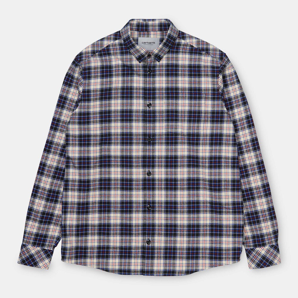Carhartt Wip Huffman Shirt Check Flour