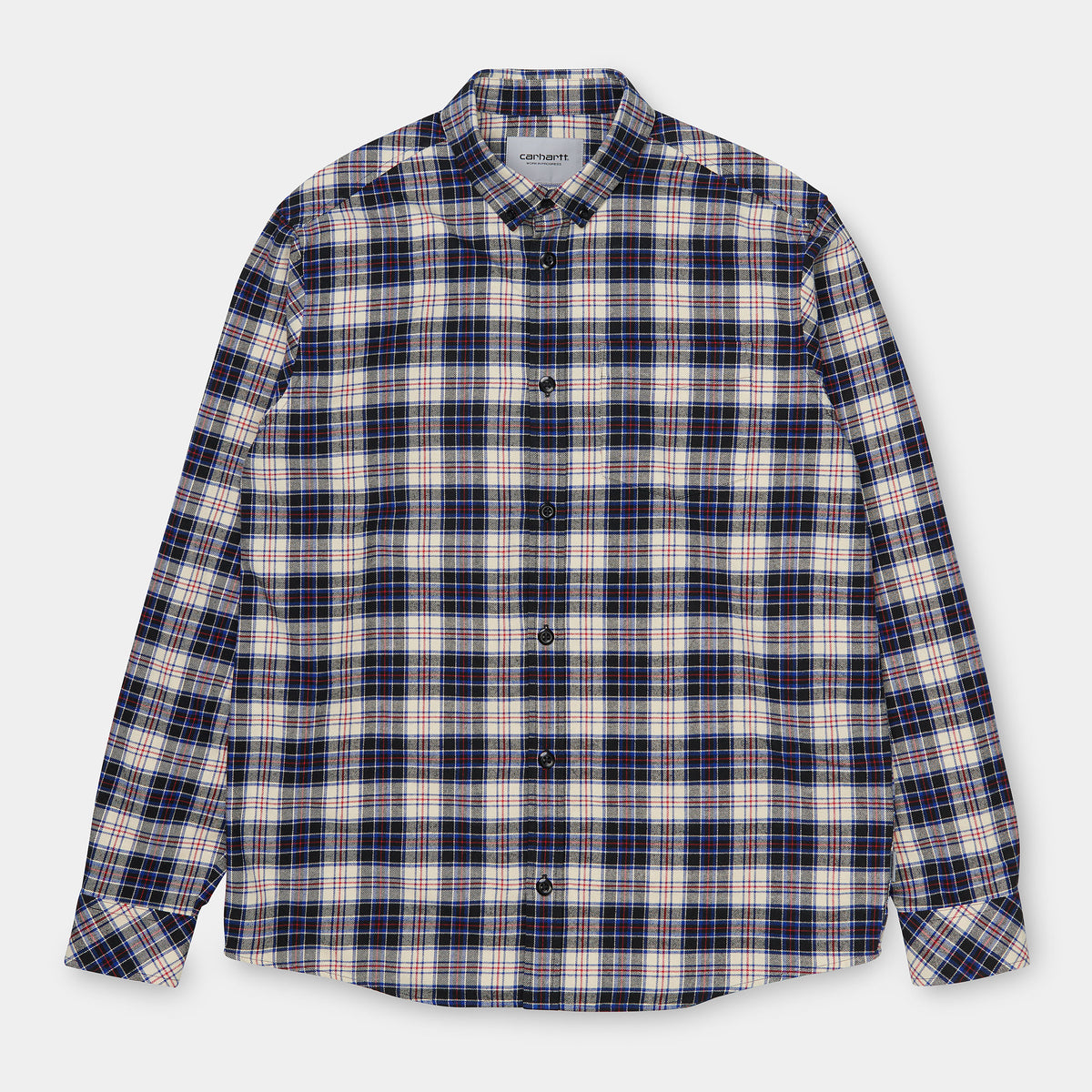 Carhartt WIP LS Huffman Shirt Check Flour