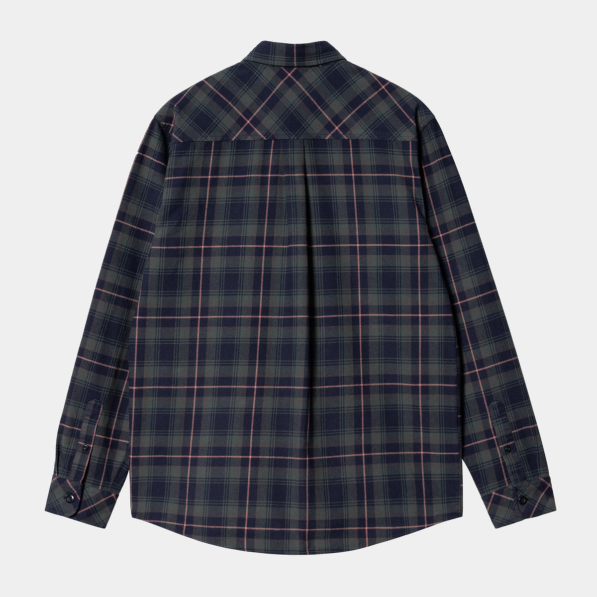 Carhartt WIP LS Lermond Shirt - Juniper / Dark Navy