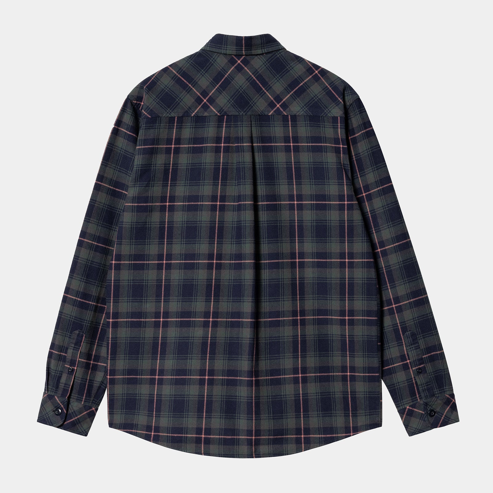 Carhartt WIP LS Lermond Shirt - Juniper / Dark Navy