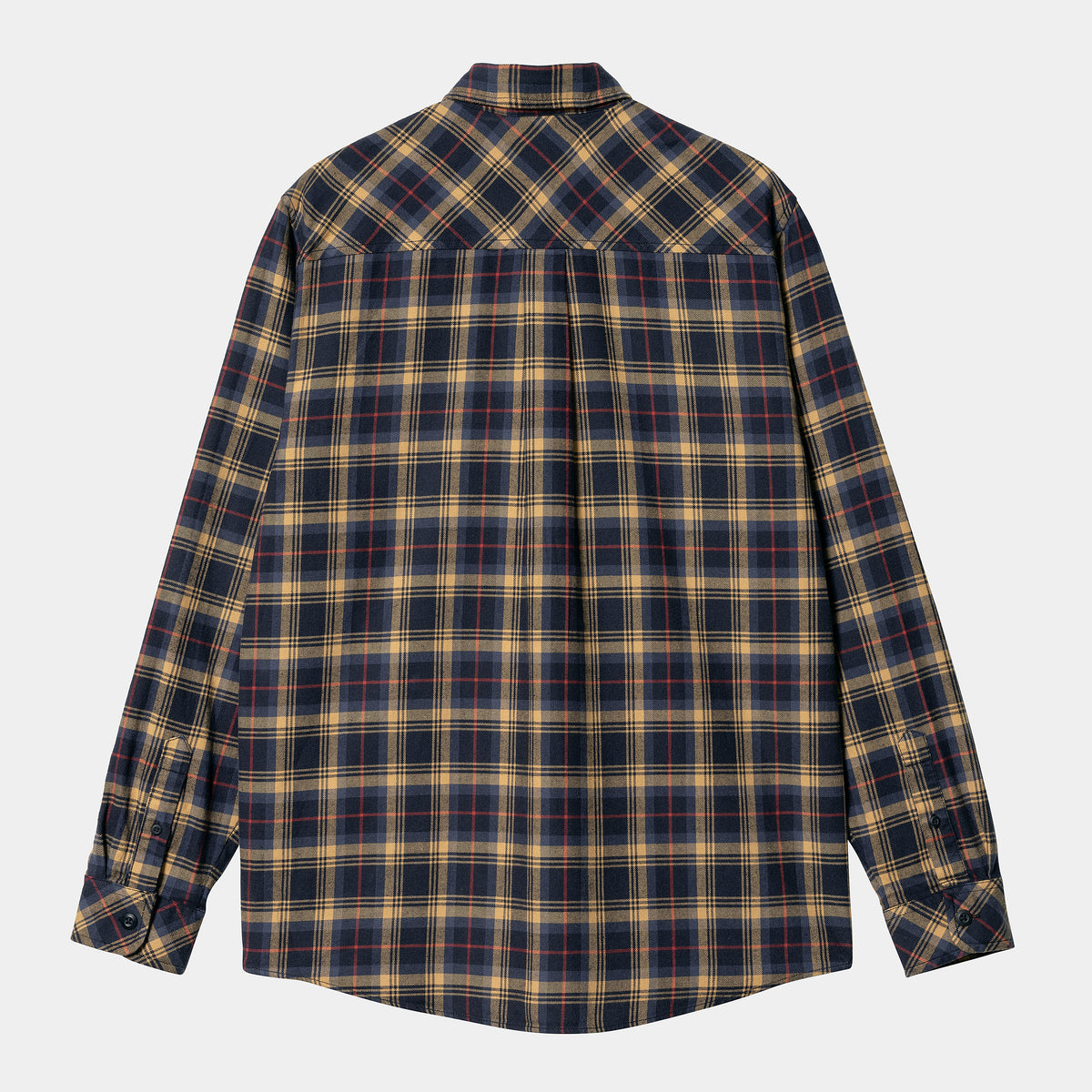 Carhartt WIP LS Lermond Shirt - Ochre / Dark Navy