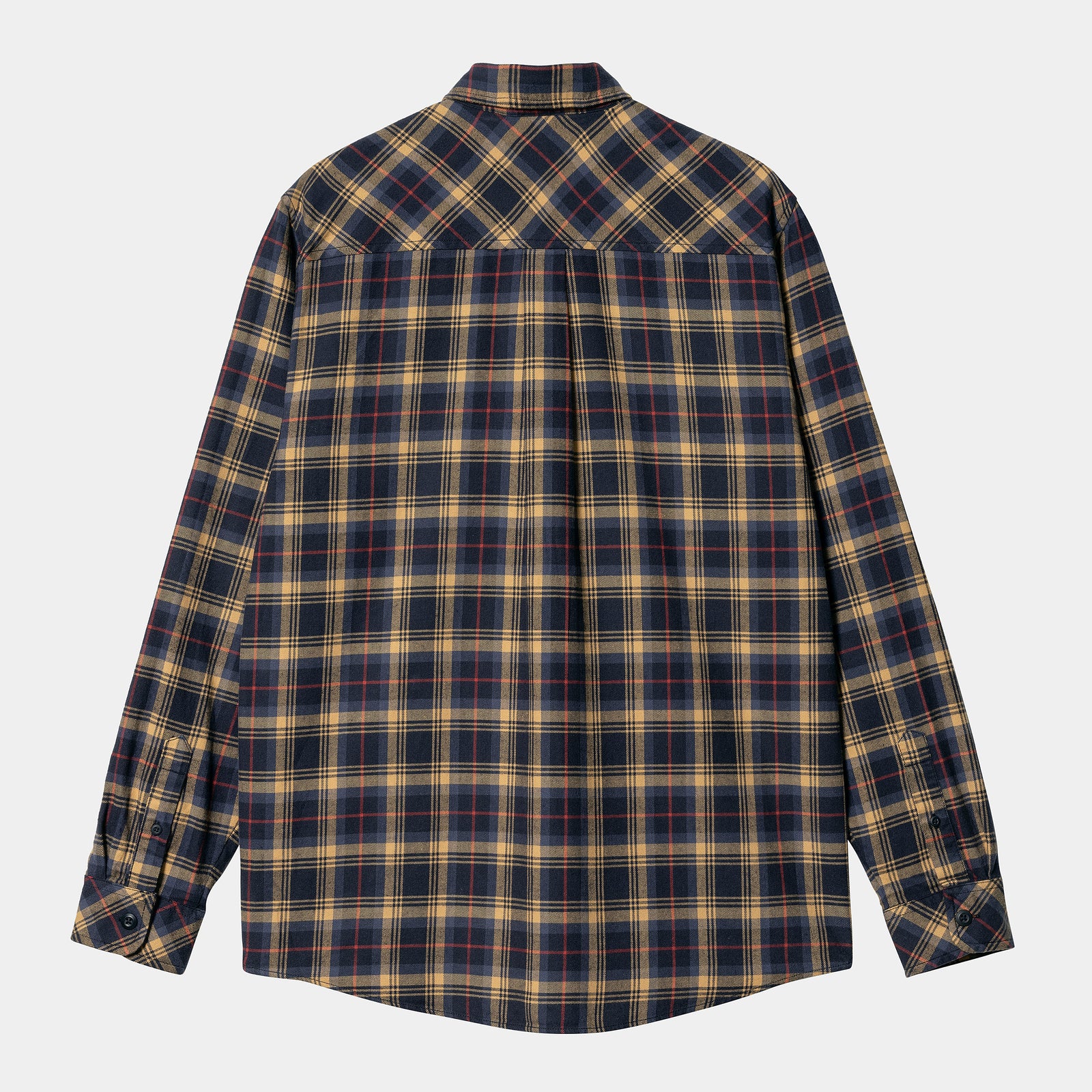 Carhartt WIP LS Lermond Shirt - Ochre / Dark Navy