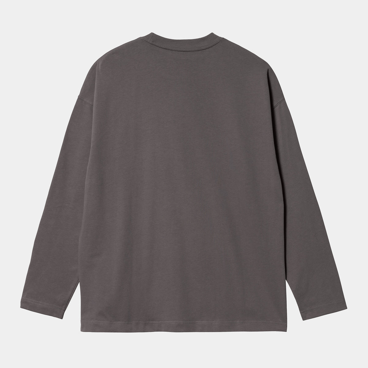 Carhartt WIP LS Link Script T-Shirt - Rhino / Black