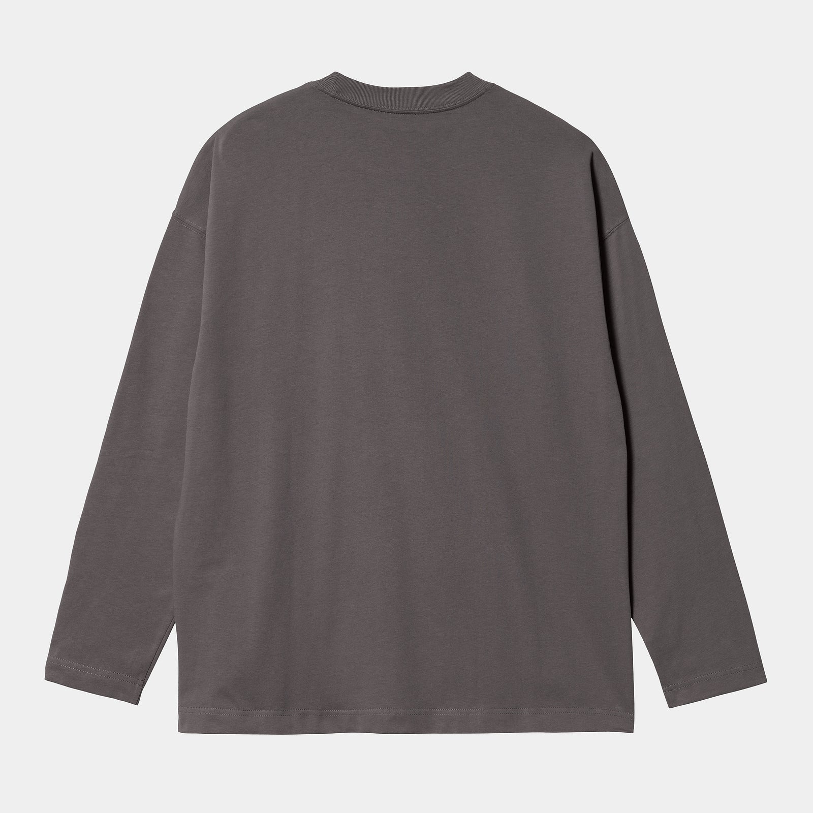 Carhartt WIP LS Link Script T-Shirt - Rhino / Black