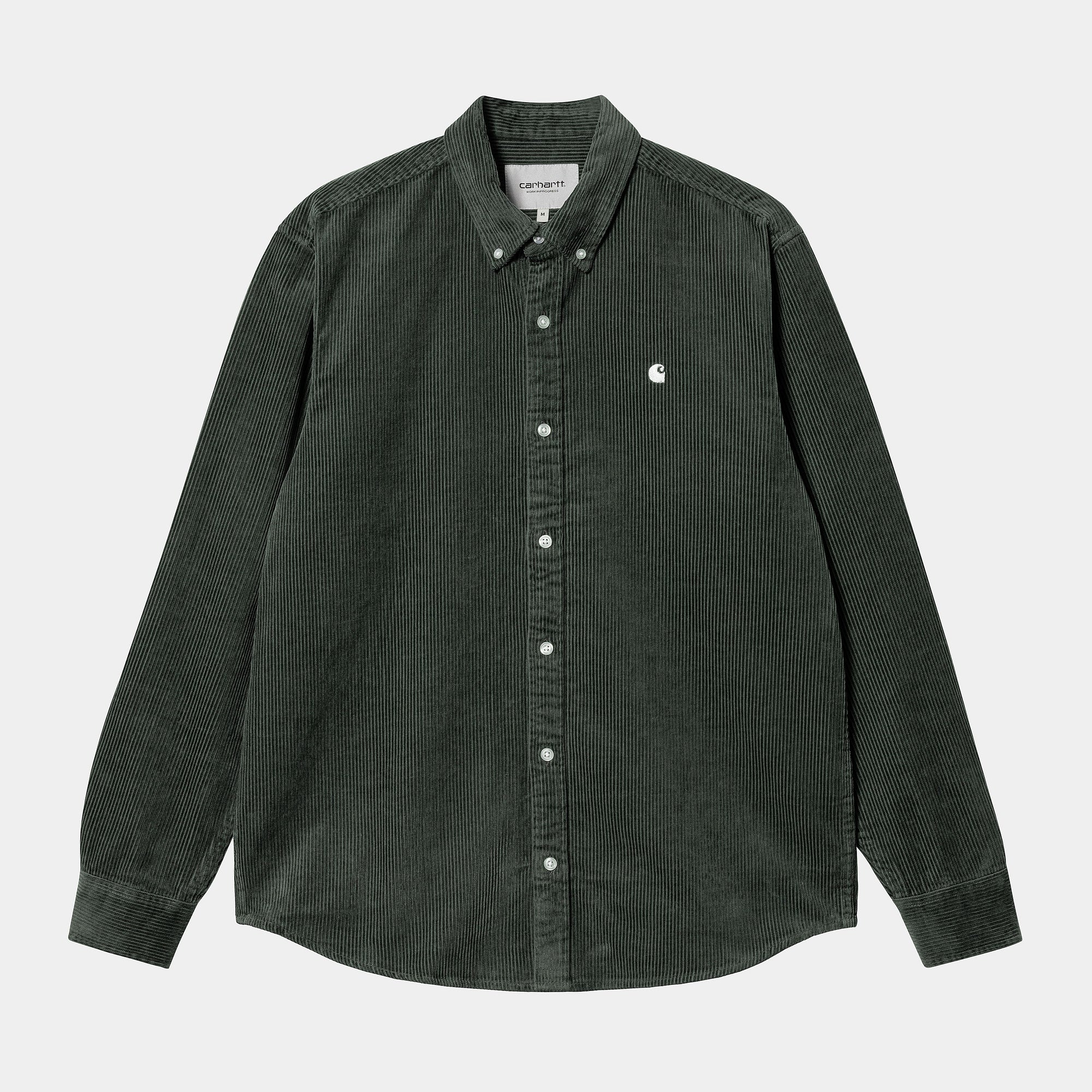 Carhartt WIP Madison Cord Shirt - Boxwood