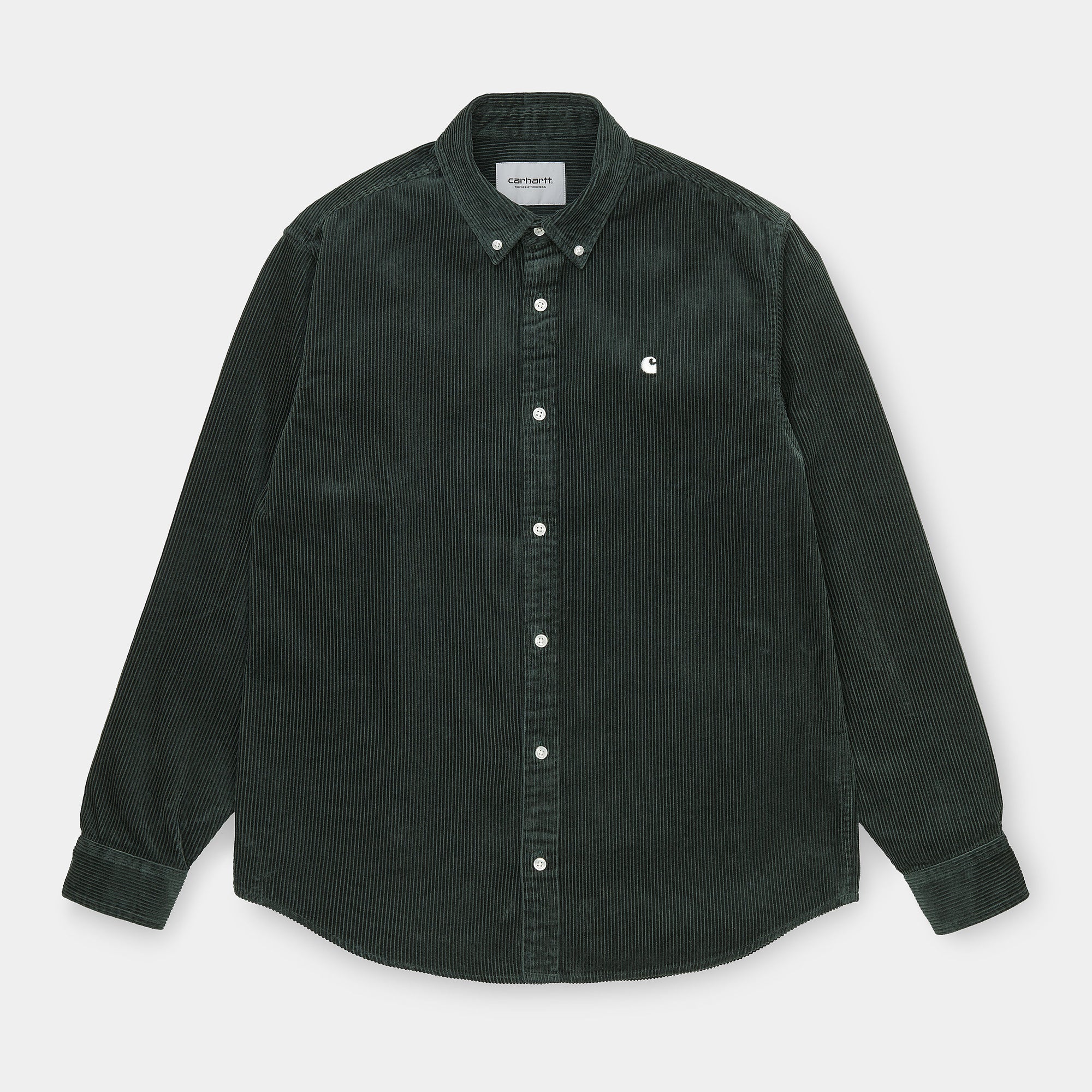 Carhartt WIP Madison Cord Shirt Dark Teal