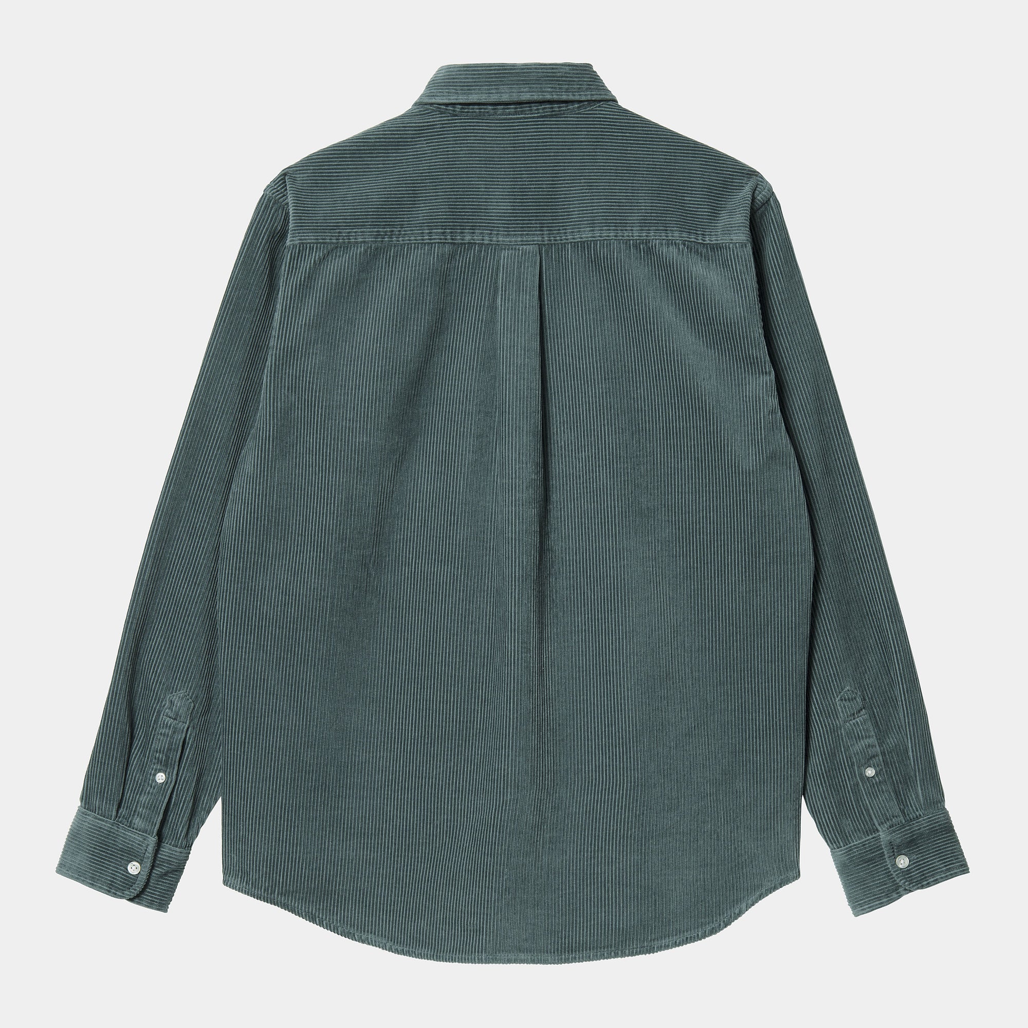 Carhartt WIP Madison Cord Shirt - Eucalyptus / Black