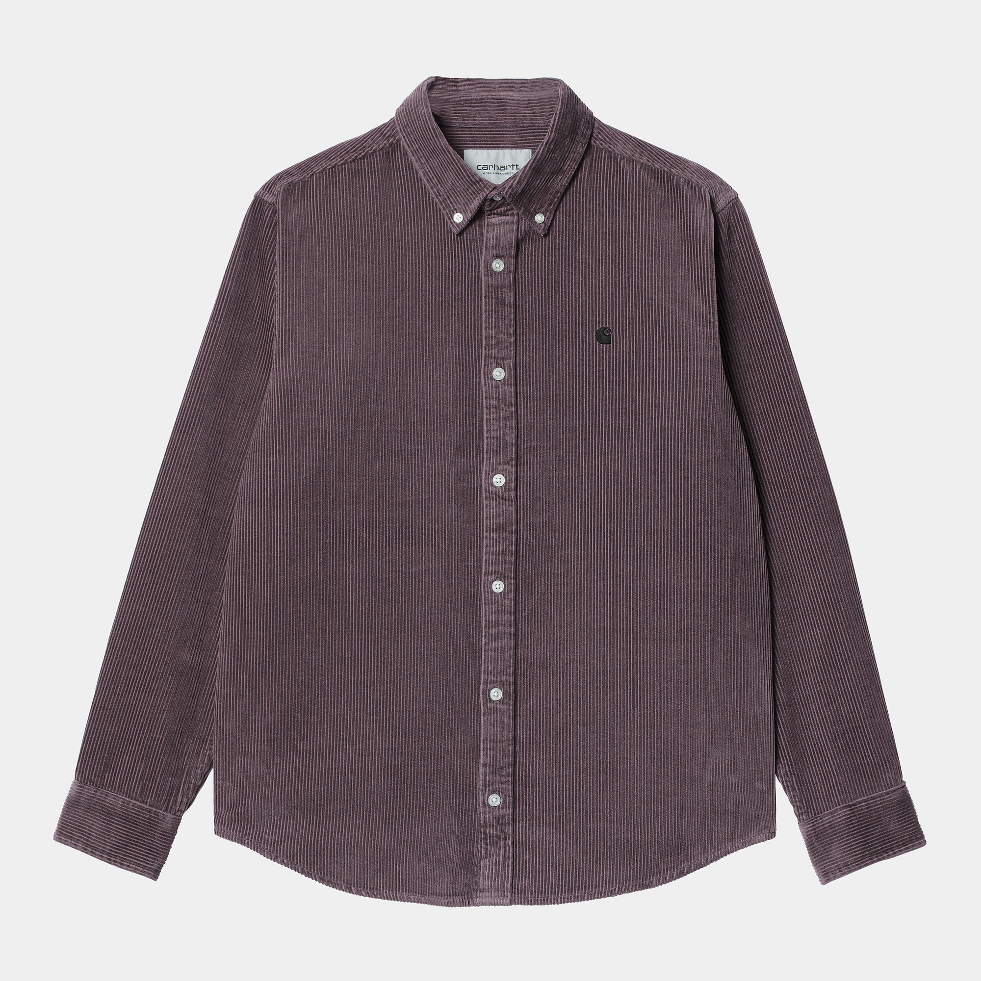 Carhartt WIP Madison Cord Shirt - Misty Thistle