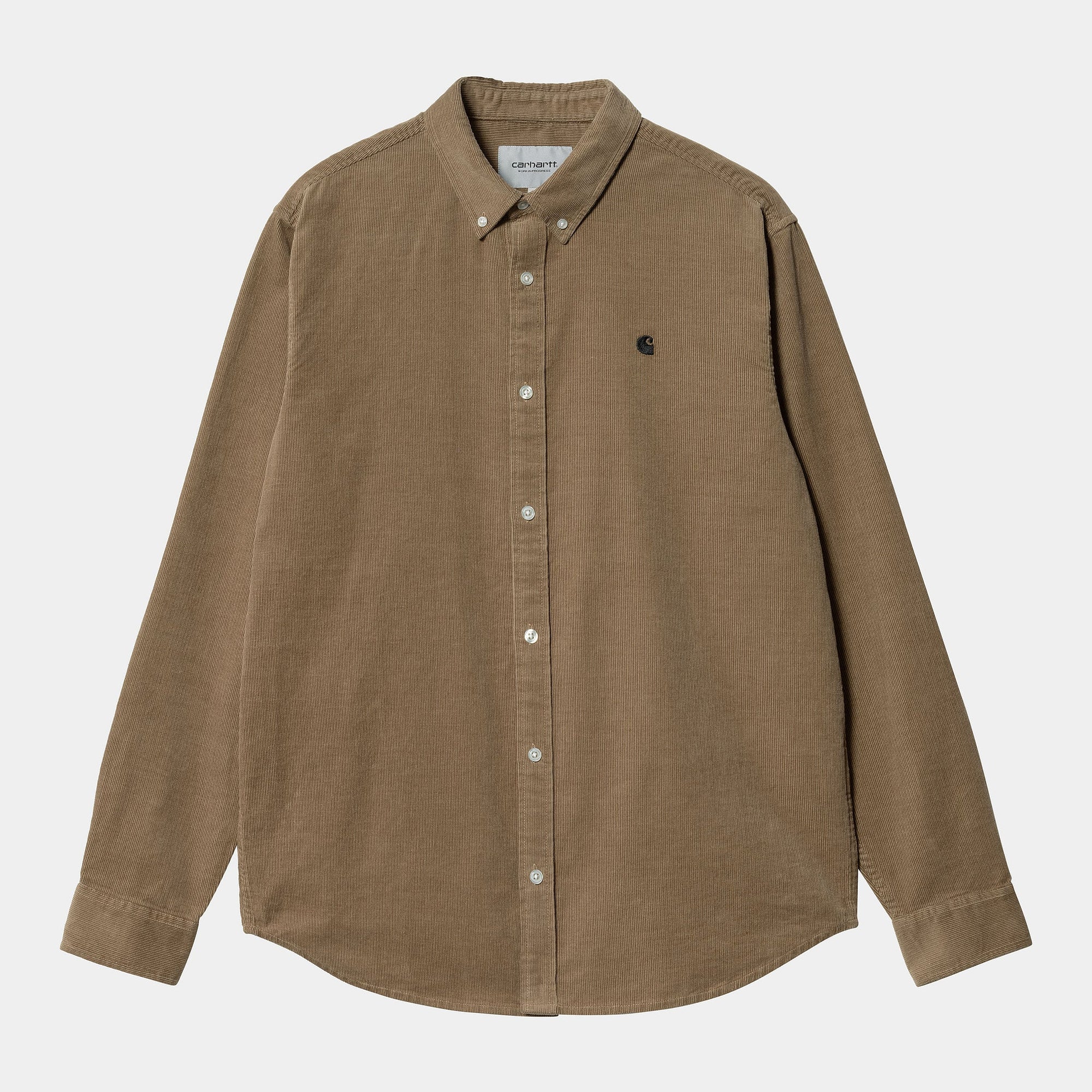 Carhartt WIP Fine Cord Shirt - Buffalo / Black