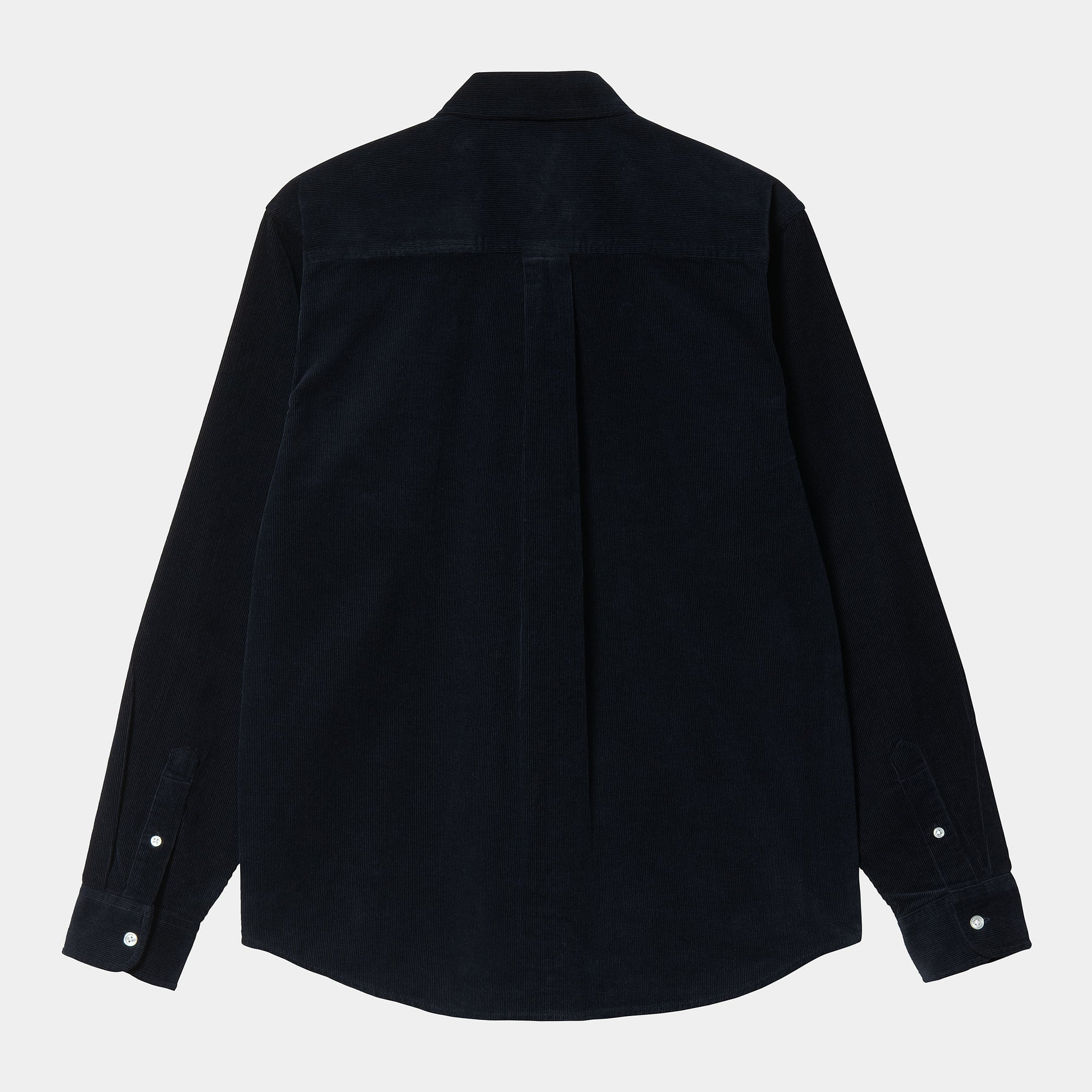 Carhartt WIP LS Madison Fine Cord Shirt - Dark Navy / White
