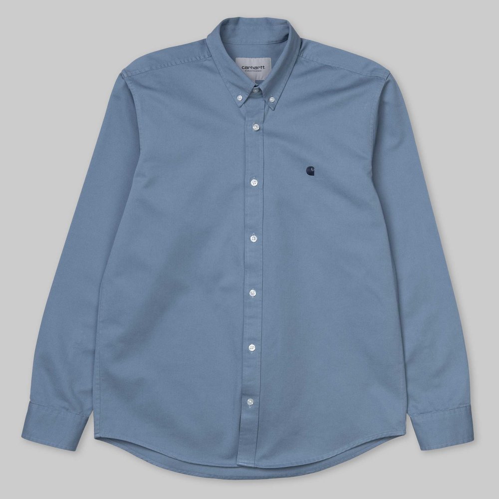 Carhartt Wip Madison Shirt Cold Blue / Dark Navy
