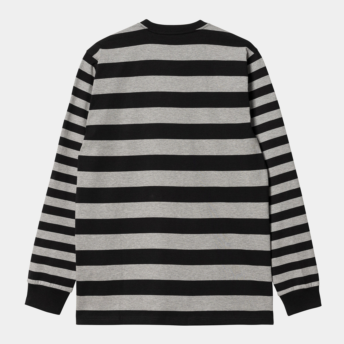 Carhartt WIP LS Merrick Pocket T-Shirt - Black / Grey Heather