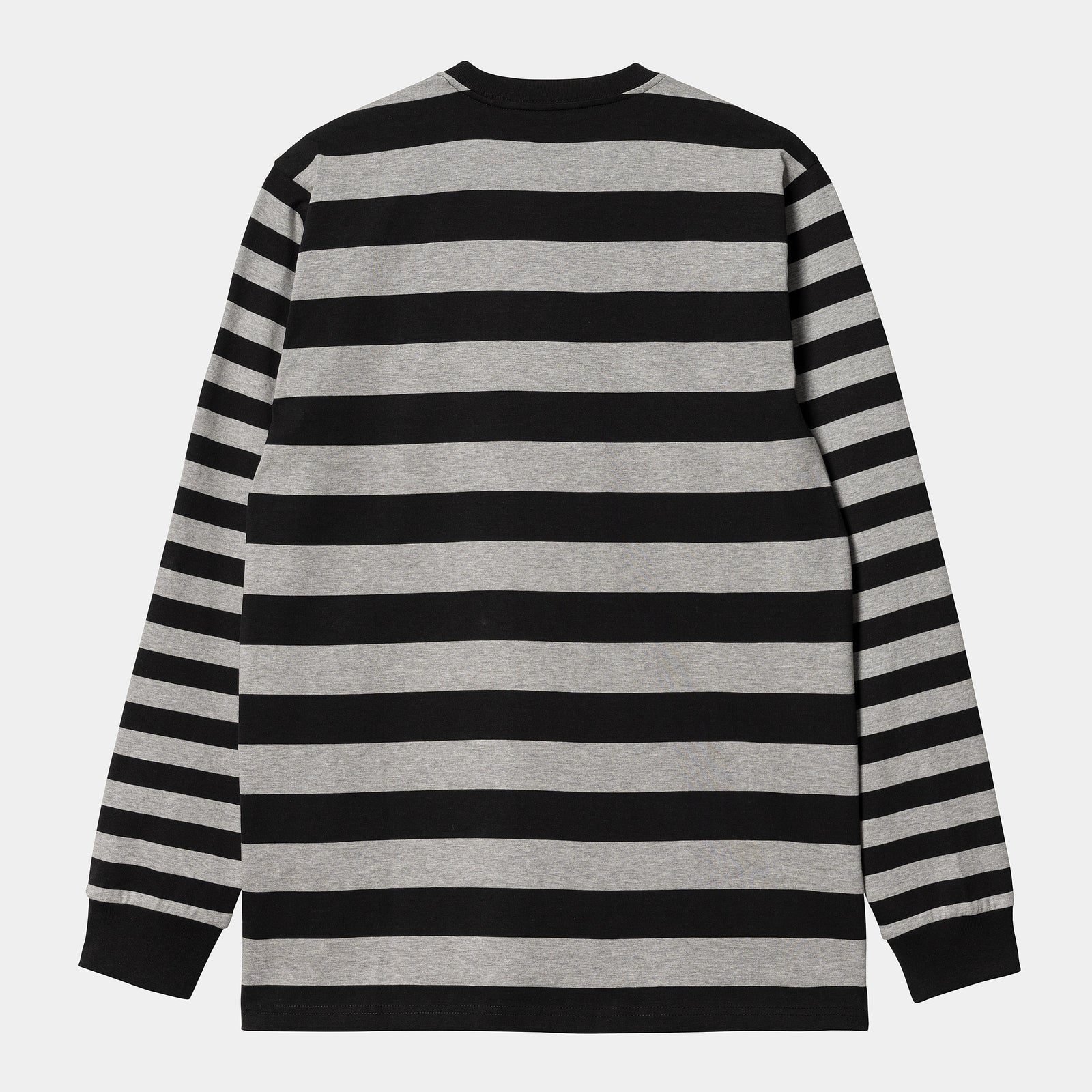 Carhartt WIP LS Merrick Pocket T-Shirt - Black / Grey Heather