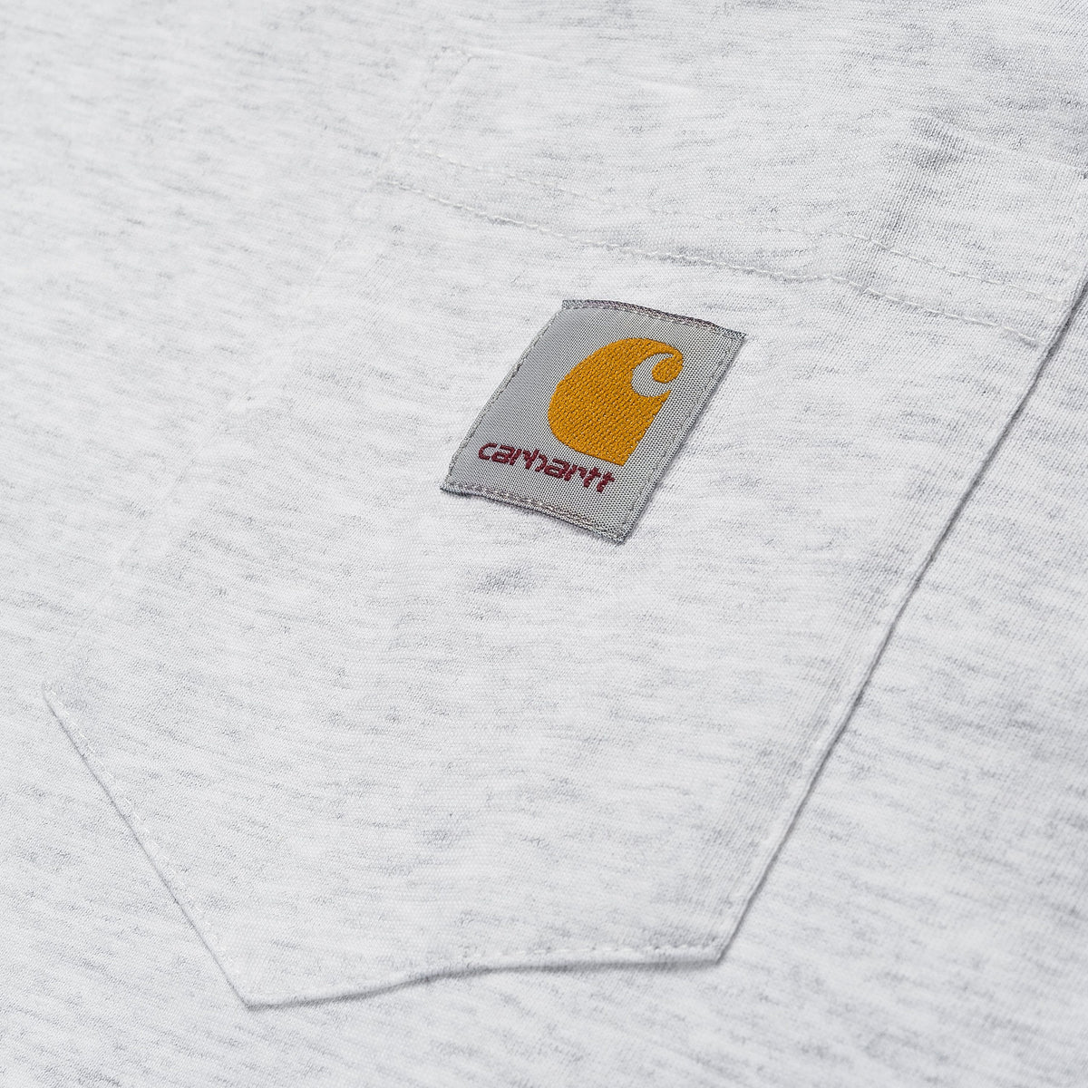Cahartt Wip LS Pocket T-Shirt - Ash Heather
