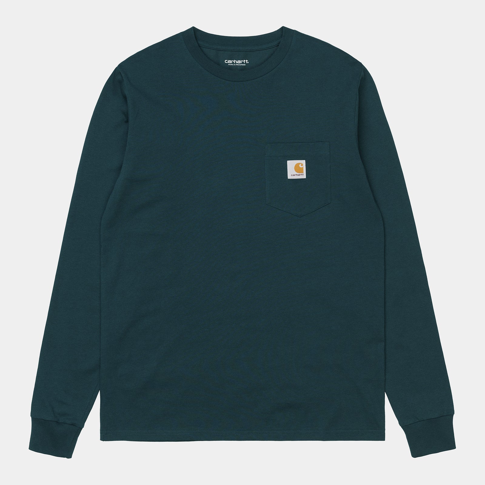 Carhartt WIP LS Pocket T-Shirt - Deep Lagoon