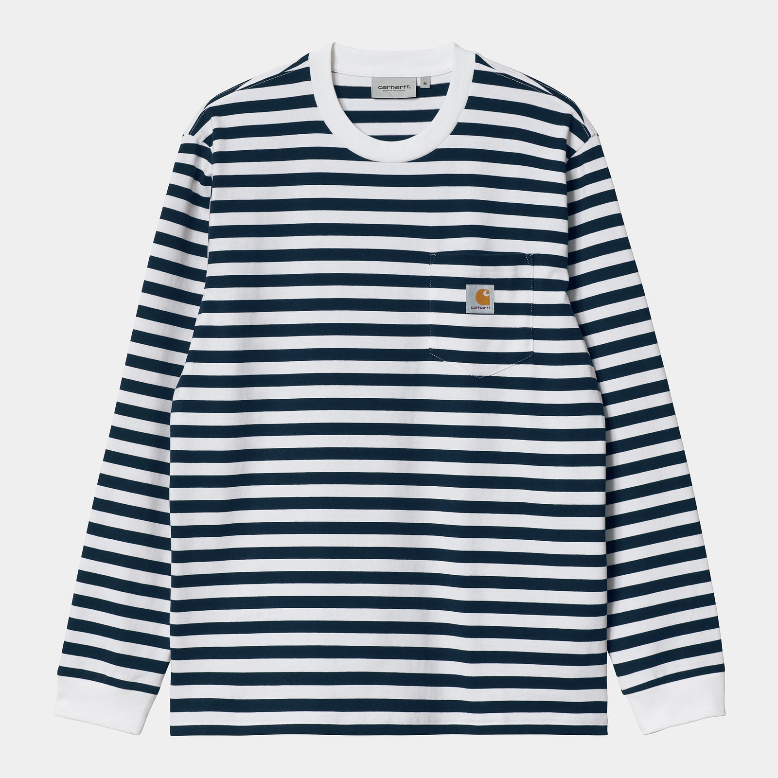 Carhartt WIP LS Scotty Pocket T-Shirt - Dark Navy