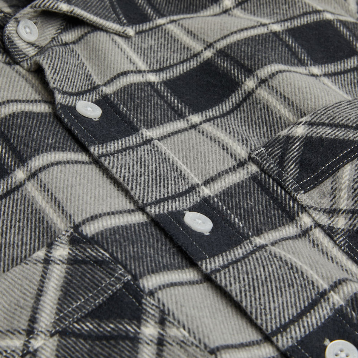 Polar Skate Co Flannel Shirt - Black