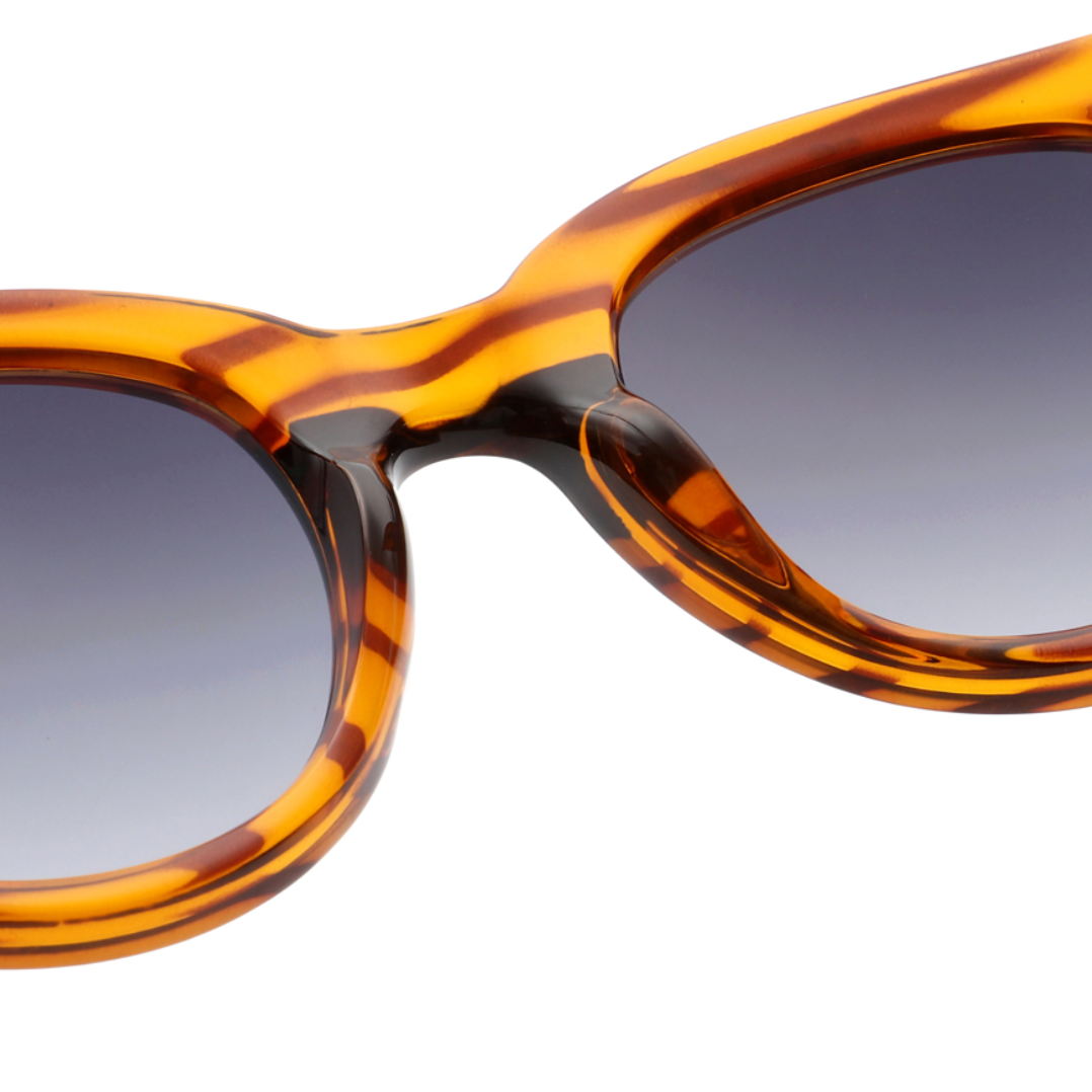 A Kjaerbede Lilly Sunglasses - Light Brown Stripe