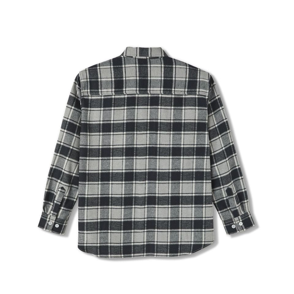 Polar Skate Co Flannel Shirt - Black