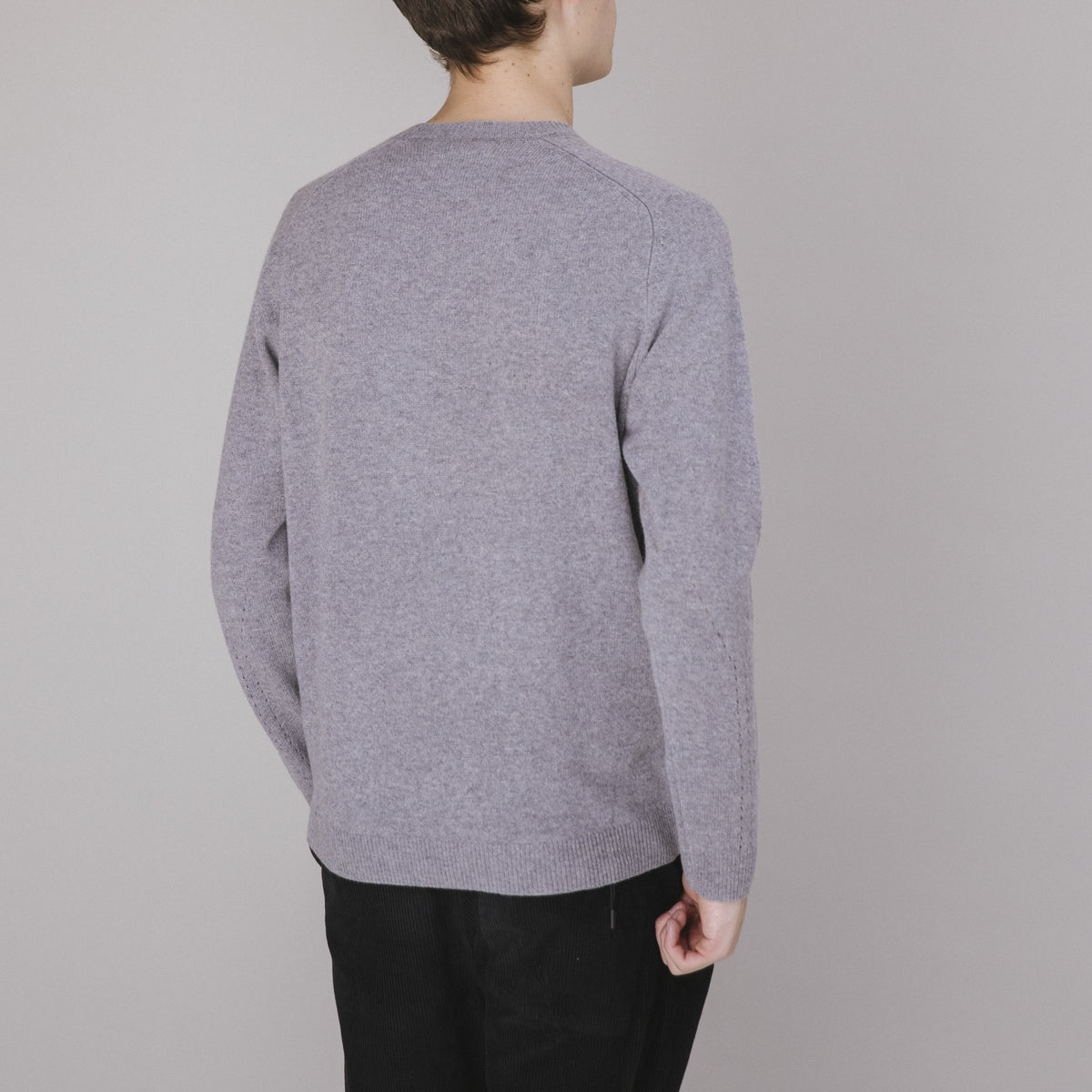 Folk Patrice Crew Sweat Sky Blue Melange