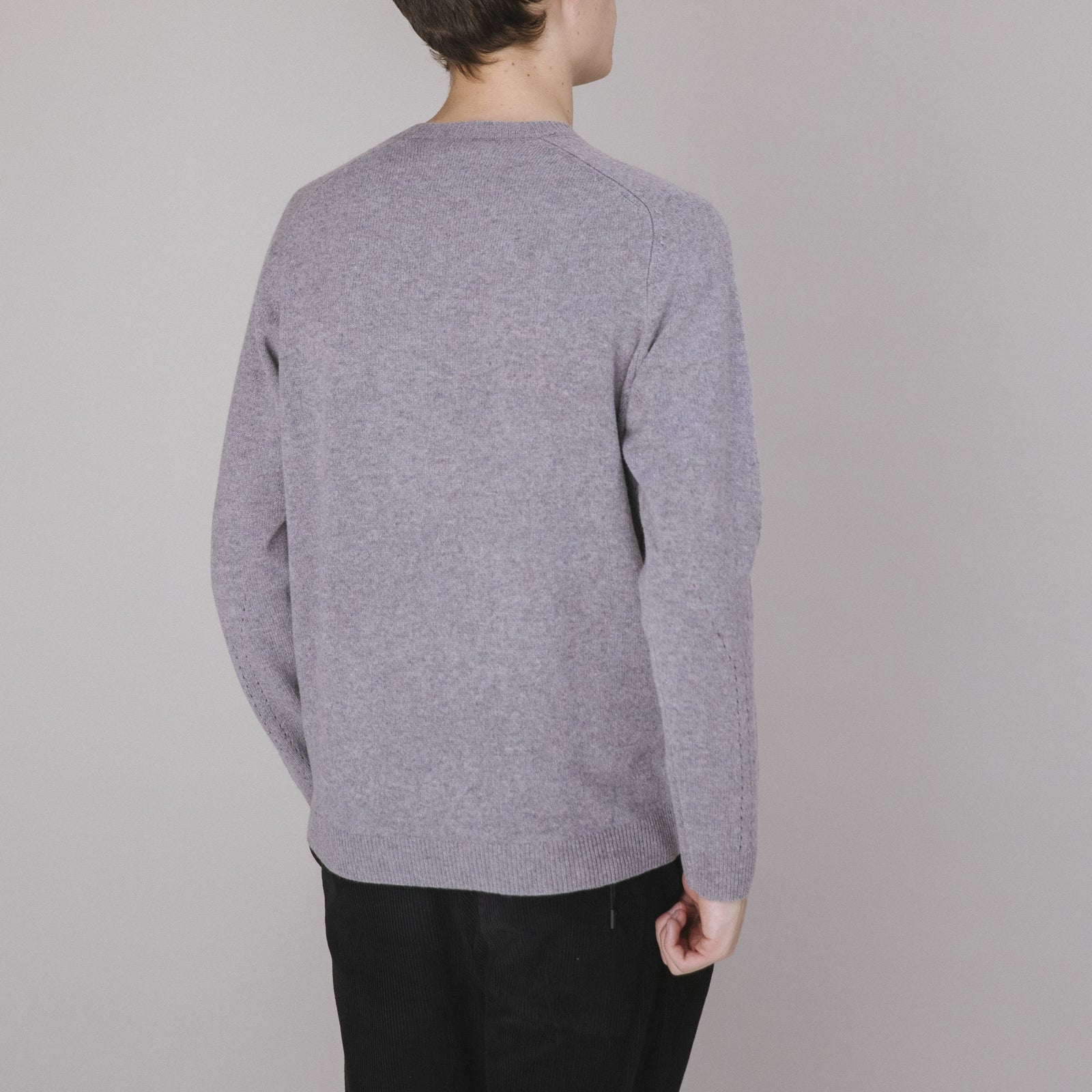 Folk Patrice Crew Sweat Sky Blue Melange