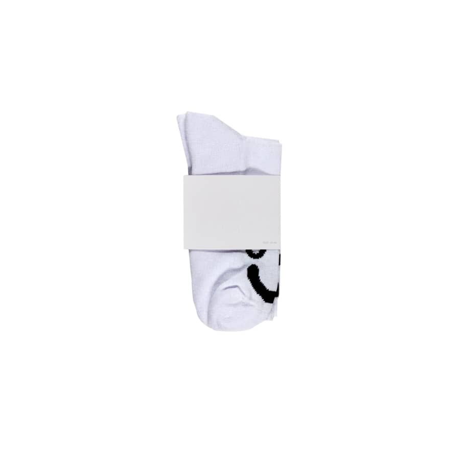 Polar Skate Co Happy Sad Socks - White