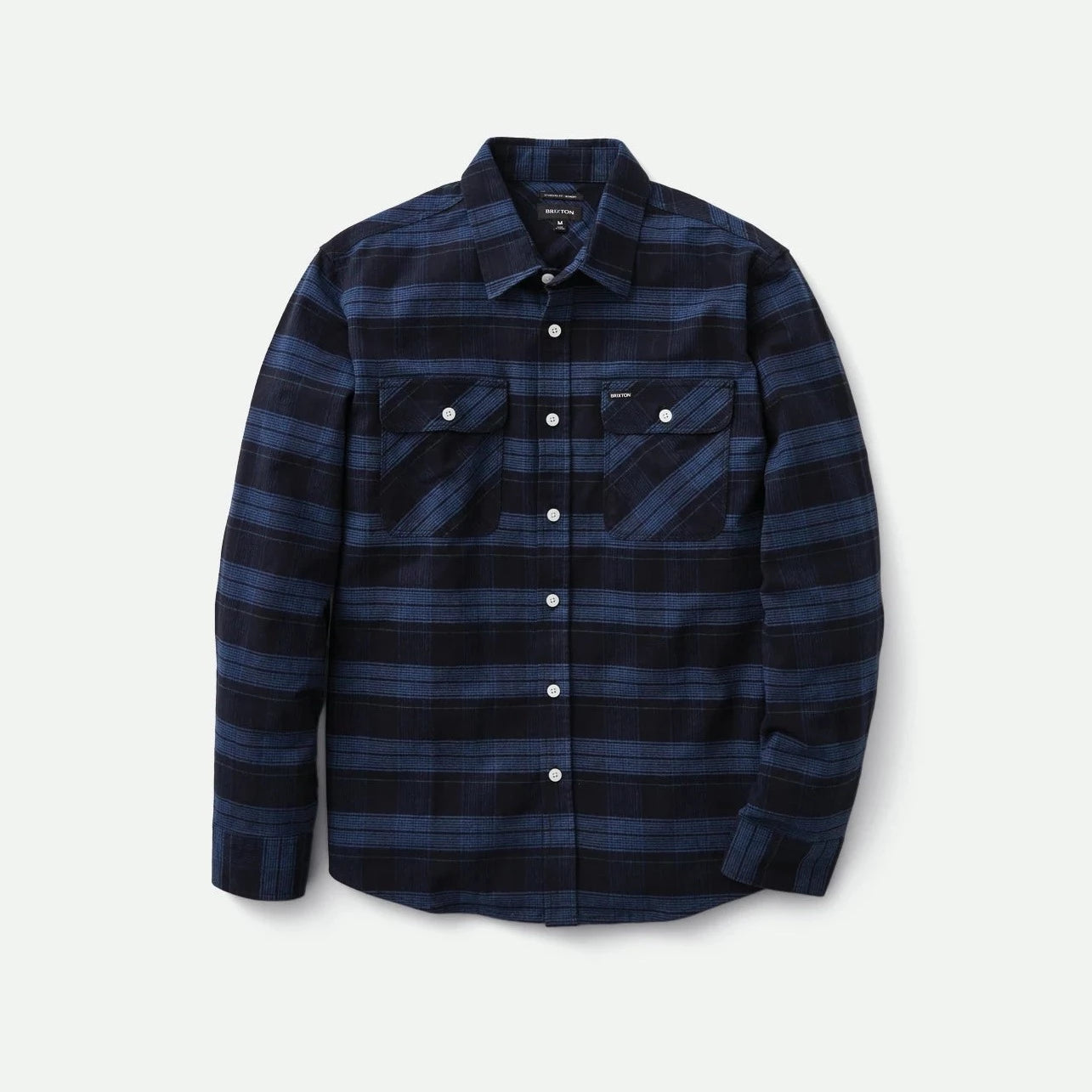 Brixton Bowery Stretch Shirt - Navy