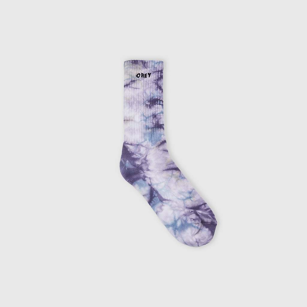 Obey Mountain Socks - Purple Nitro