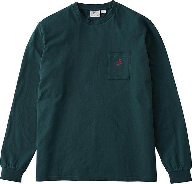 Gramicci One Point LS T-Shirt Deep Forest