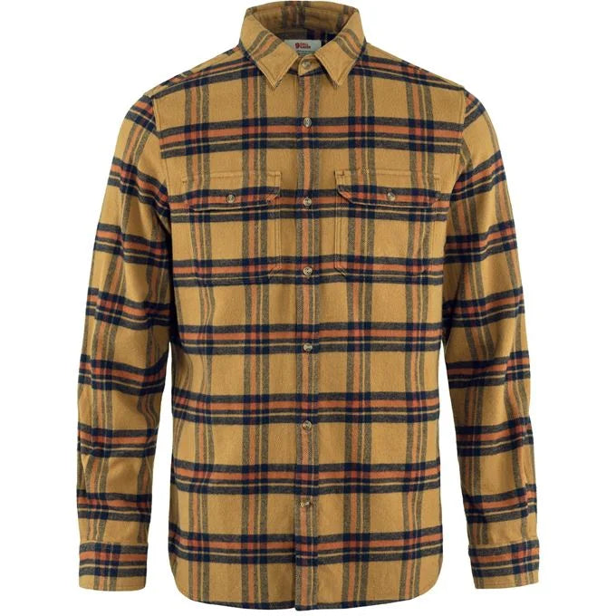 Fjallraven Ovik Flannel Shirt - Buckwheat Brown
