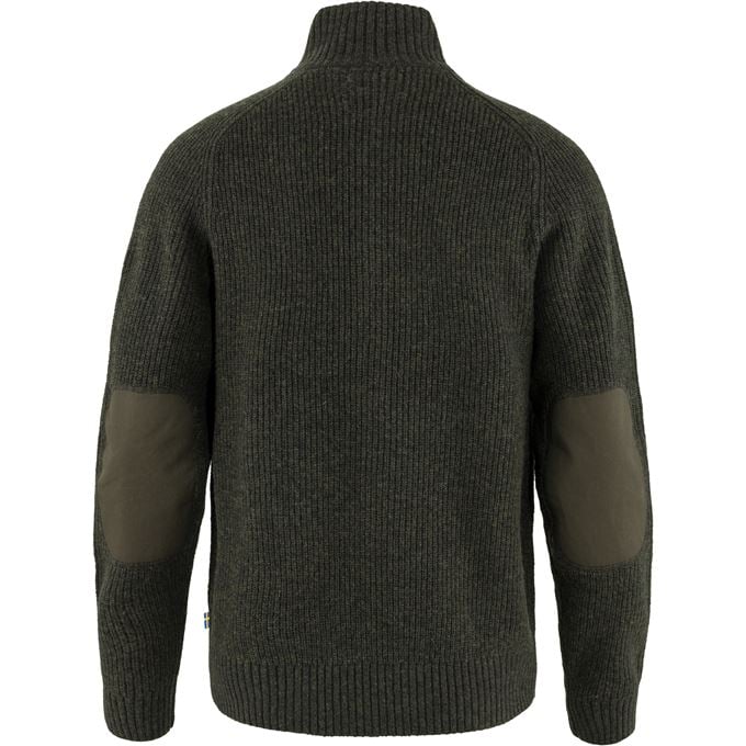 Fjallraven Ovik Zip Cardigan - Dark Olive