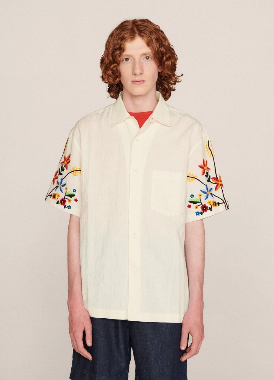 YMC Idris Shirt - Ecru