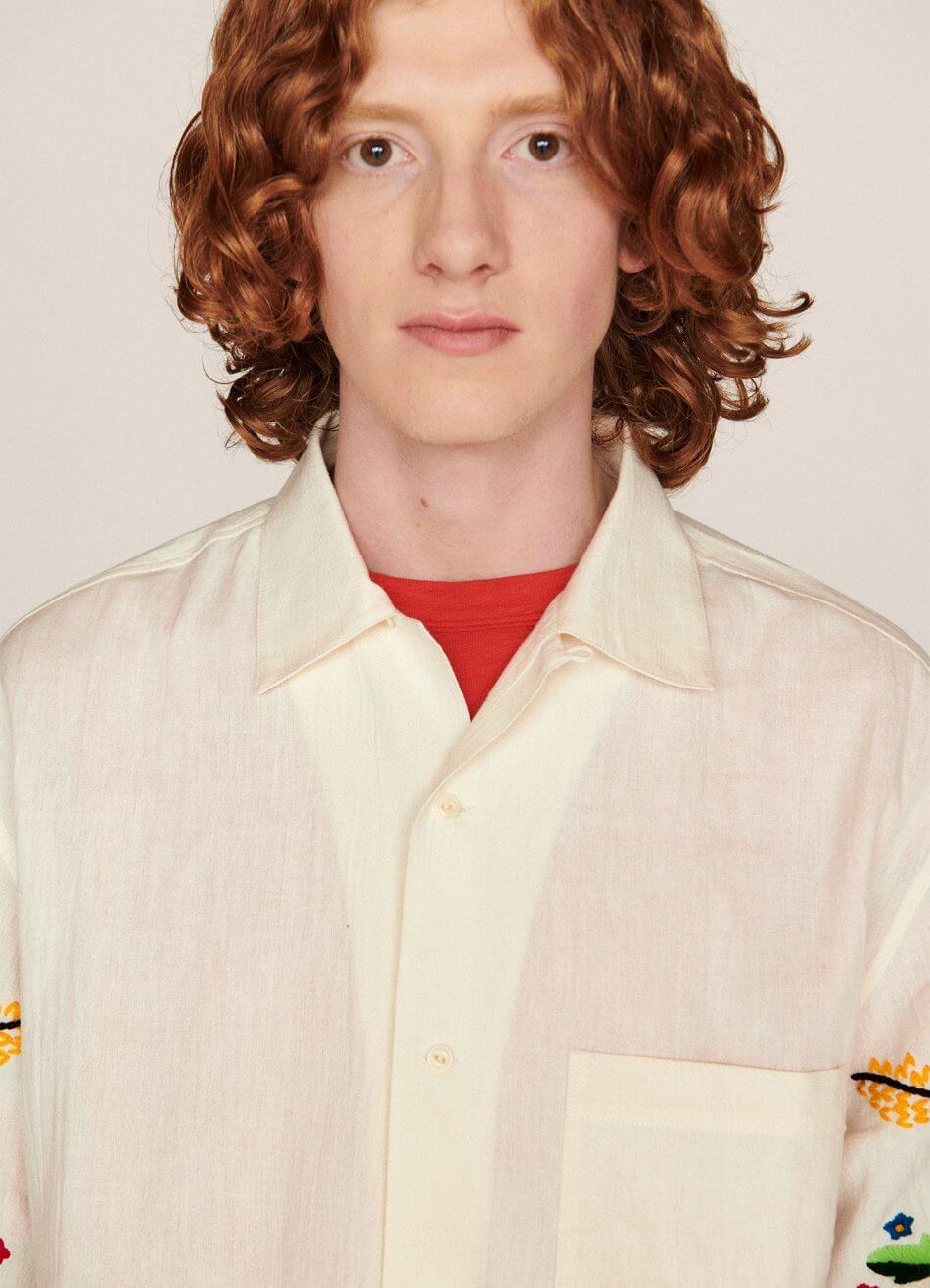 YMC Idris Shirt - Ecru