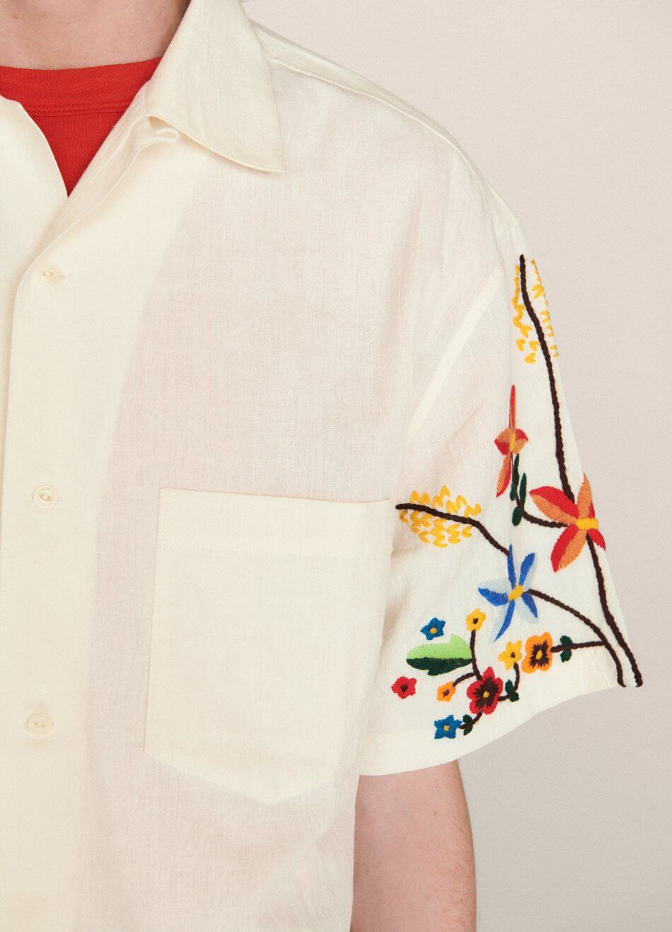 YMC Idris Shirt - Ecru