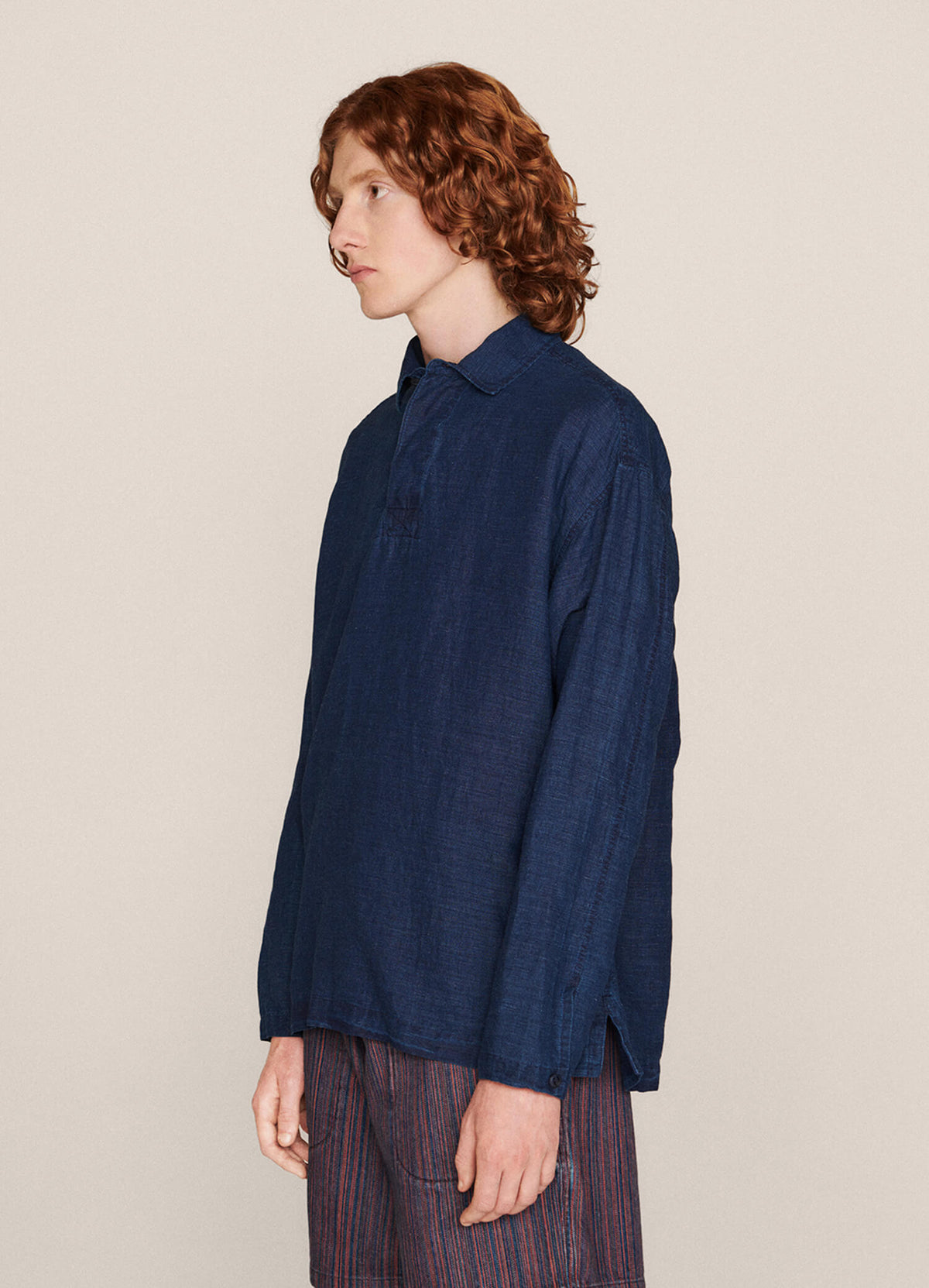 YMC Up and Under Shirt - Indigo