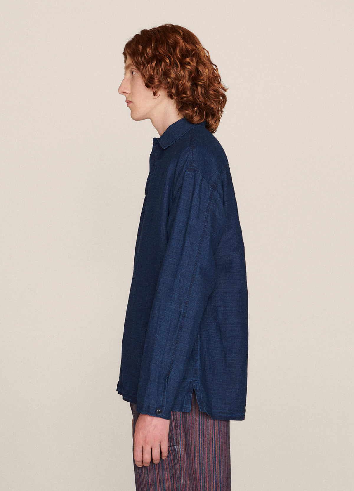 YMC Up and Under Shirt - Indigo