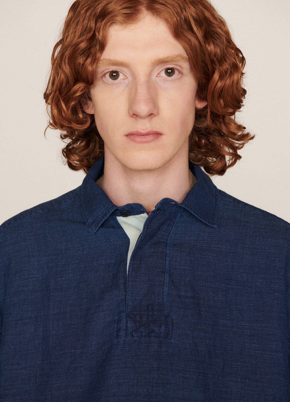 YMC Up and Under Shirt - Indigo
