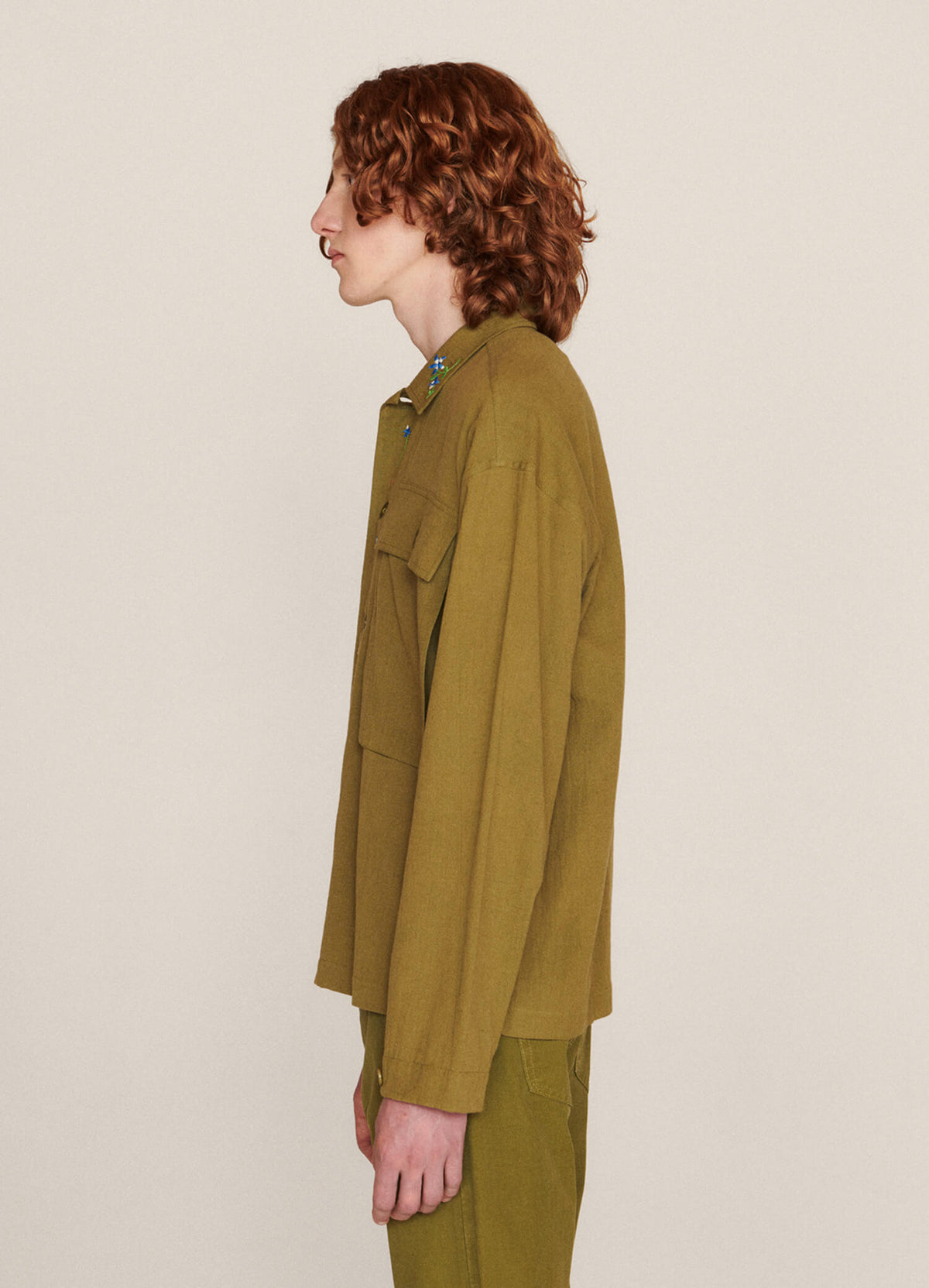 YMC Military Shirt 1 - Olive