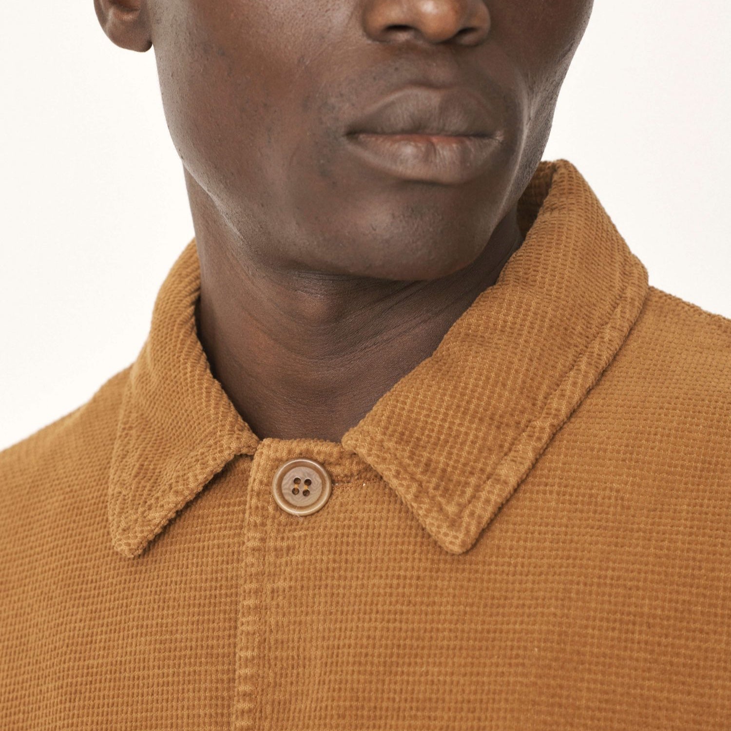 Ymc Groundhog Jacket Checker Cord - Brown